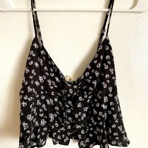 LA Hearts Tie Front Tank